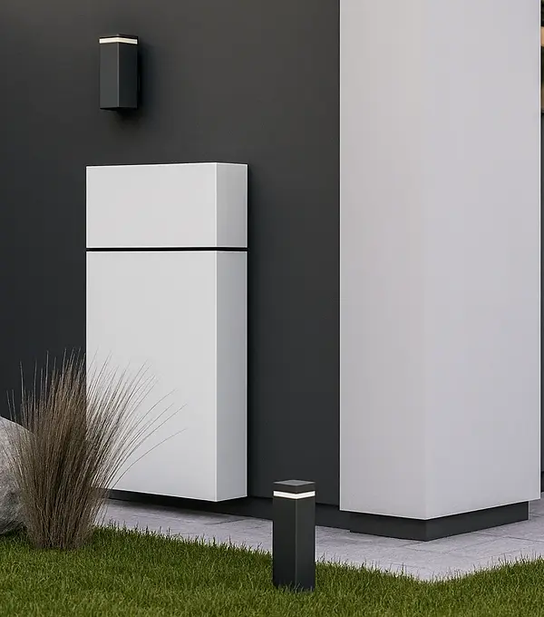 Home with battery backup system